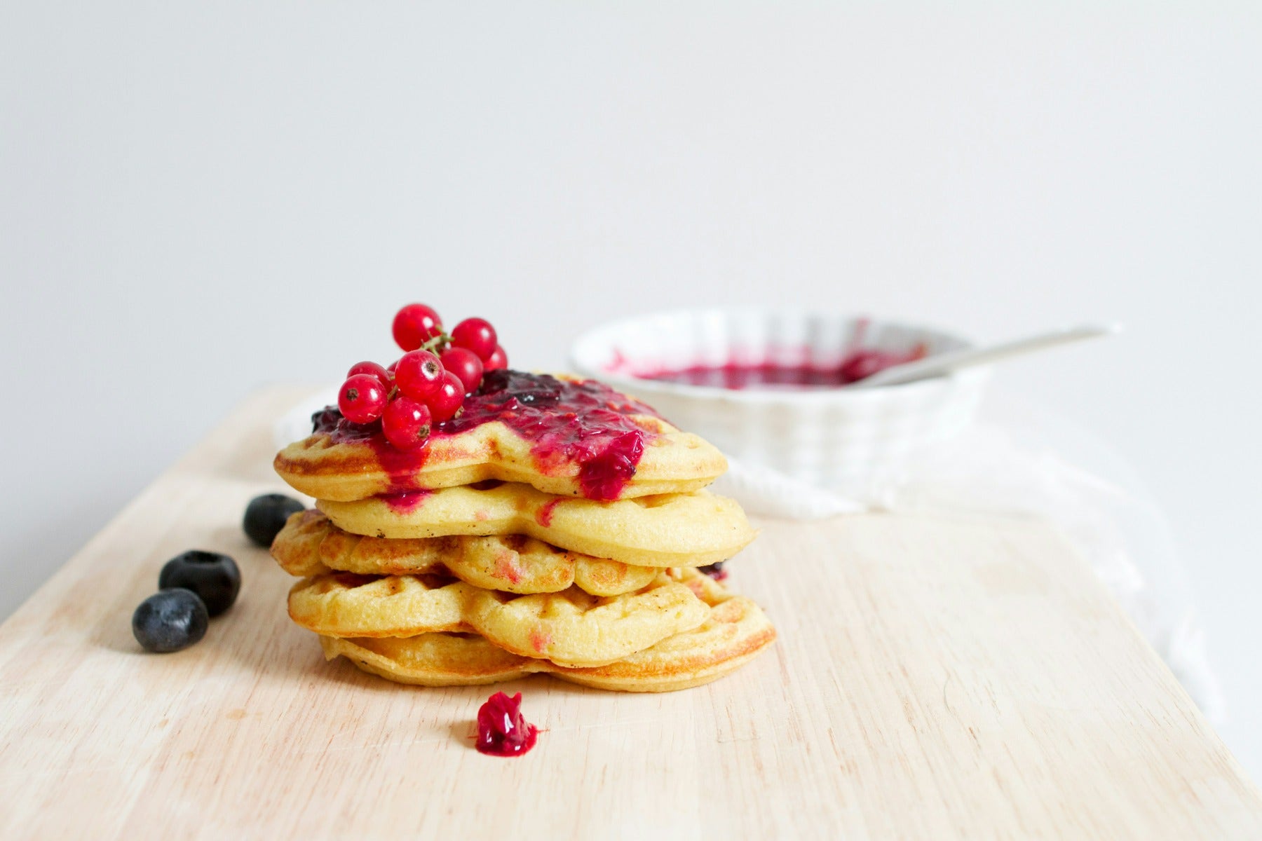 Crêpes saines aux baies